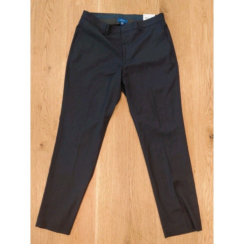 Apt. 9 Performance Slim Fit Black Suit Pants Men's 32X30 NWT